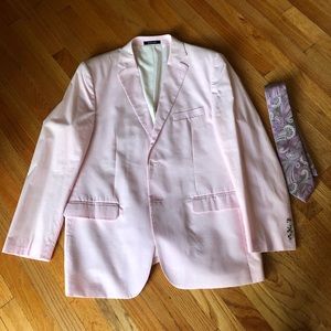 Casual  cotton pink jacket